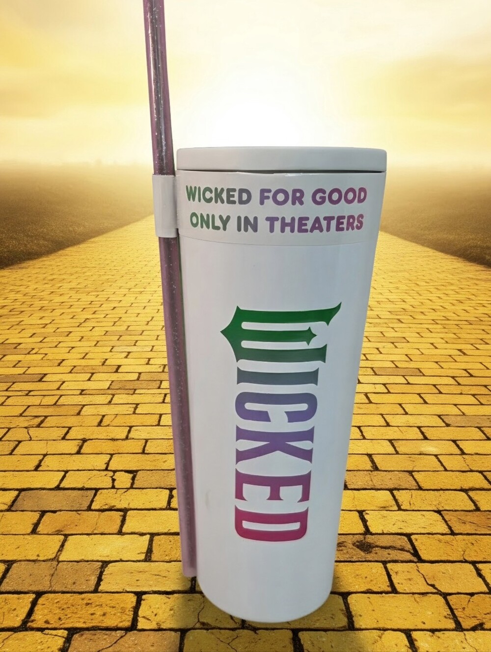 Dunkin Donuts 22oz. "Wicked for Good" Collectible Insulated Travel Cup. (NWT)